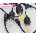 SLT-1202 E26 14AWG lamp holder LED festoon Bulb Belt string Light indoor or outdoor for christmas